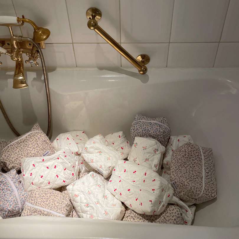 KOSMETIKTASKE KIT (Large + Small) - Vælg selv farven