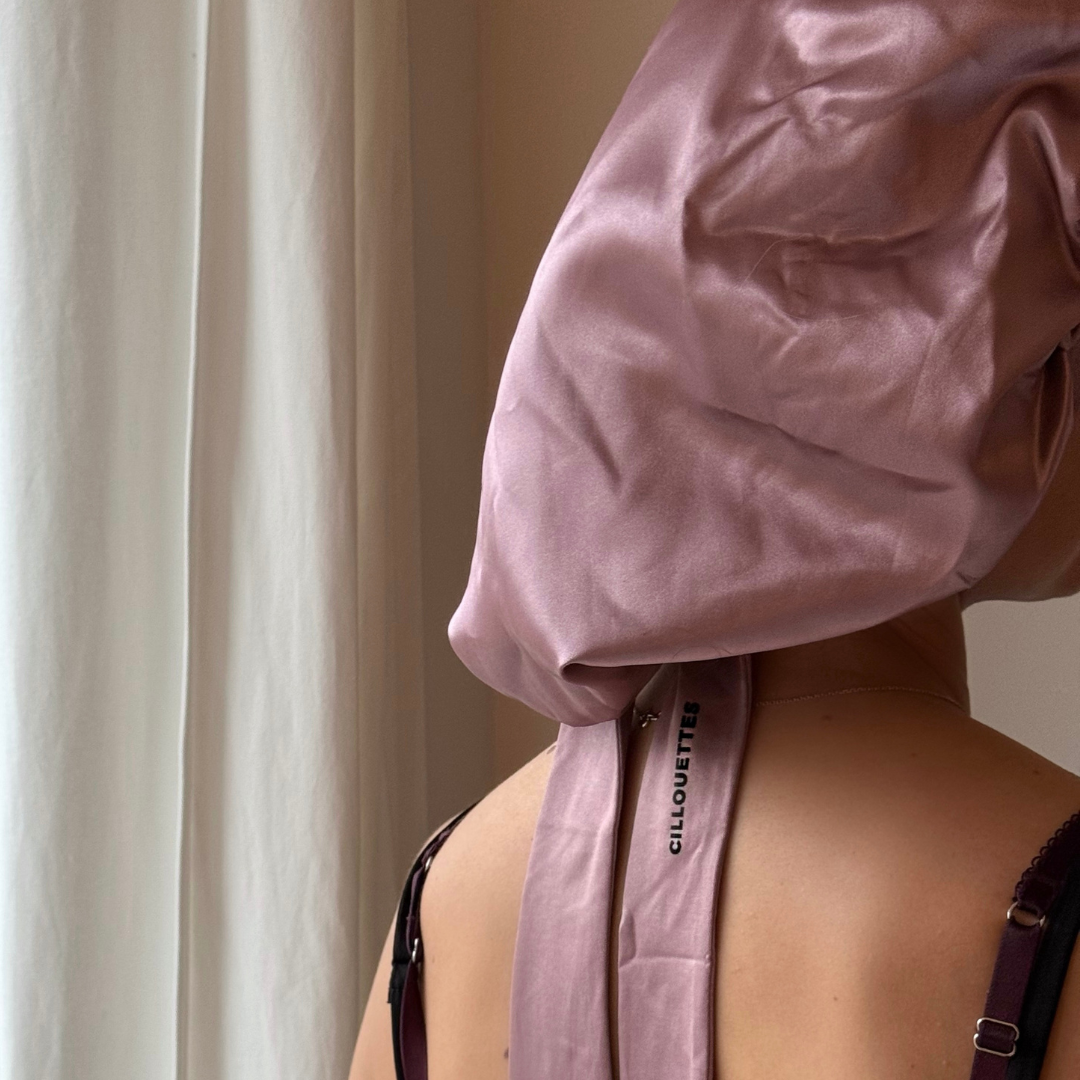 Luxus SILK Bonnet | Rosa
