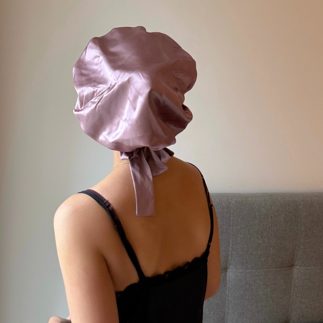 Luksus Silke Bonnet | Rosa