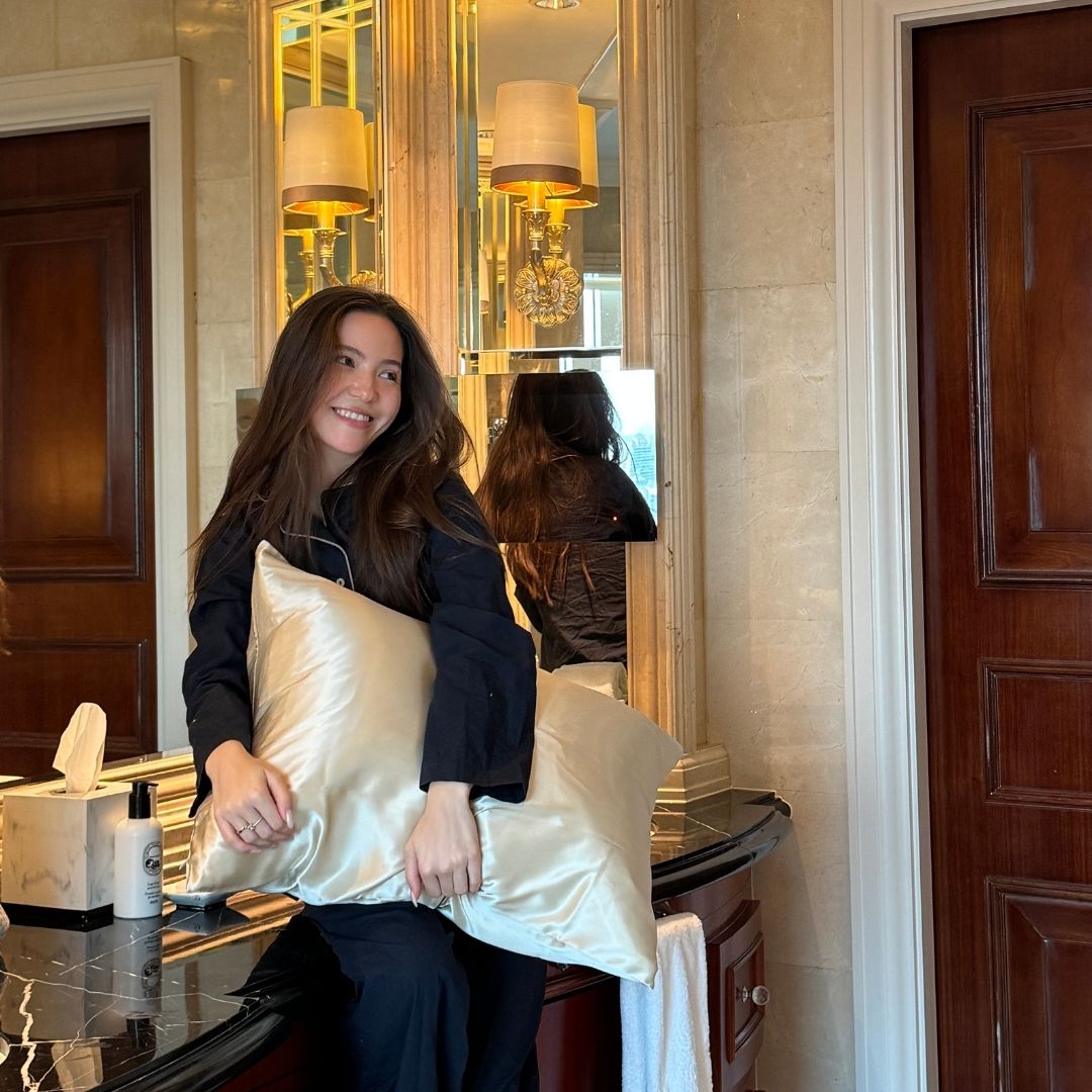 SILKE PUDEBETRÆK - BEIGE