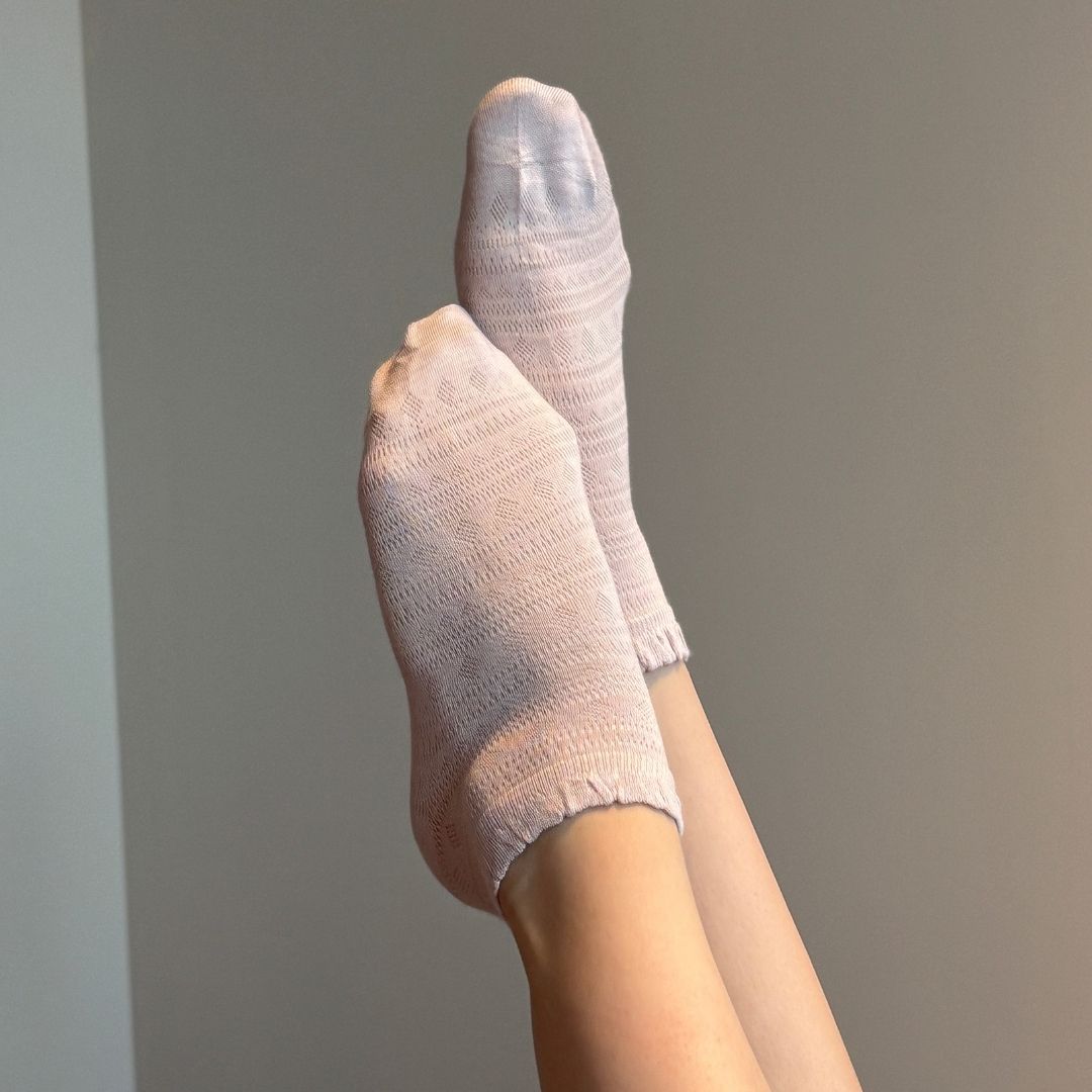 Mønstrede Silkestrømper 5-pak - Multifarvet