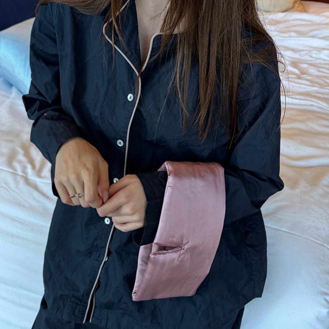 COZY FACE SILKE SOVEMASKE | ROSA