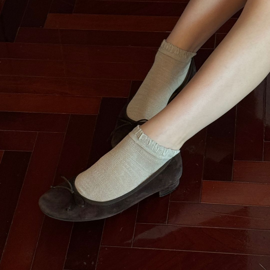 Mønstrede Silkestrømper 5-pak - Multifarvet