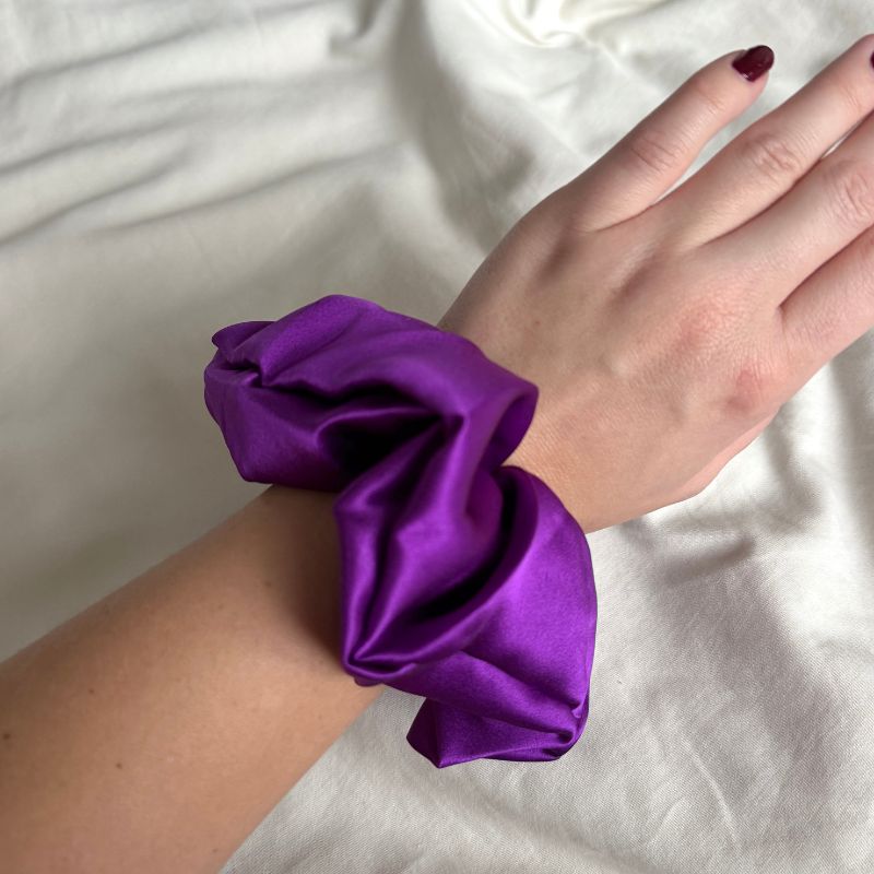 SILK SCRUNCHIE XL - LILA