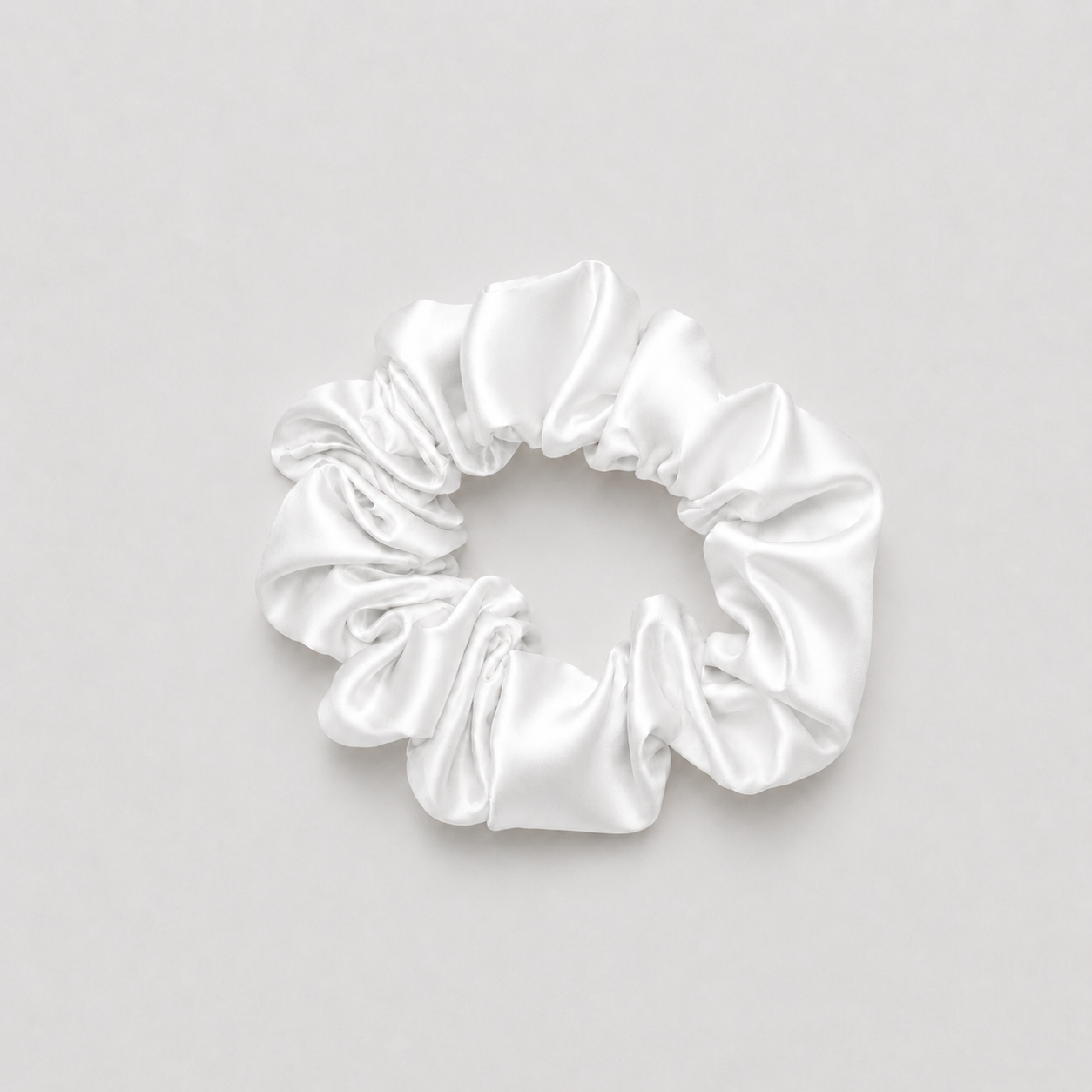 SILK SCRUNCHIE ORIGINAL (3er-Pack) - WEIß