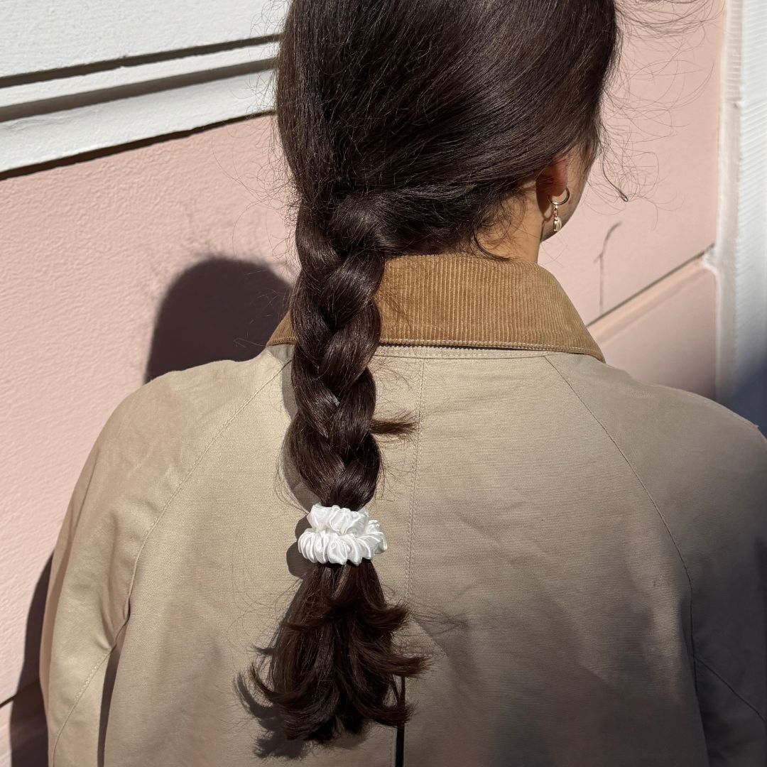 Silke Scrunchies Mini | 3-pak | Hvid