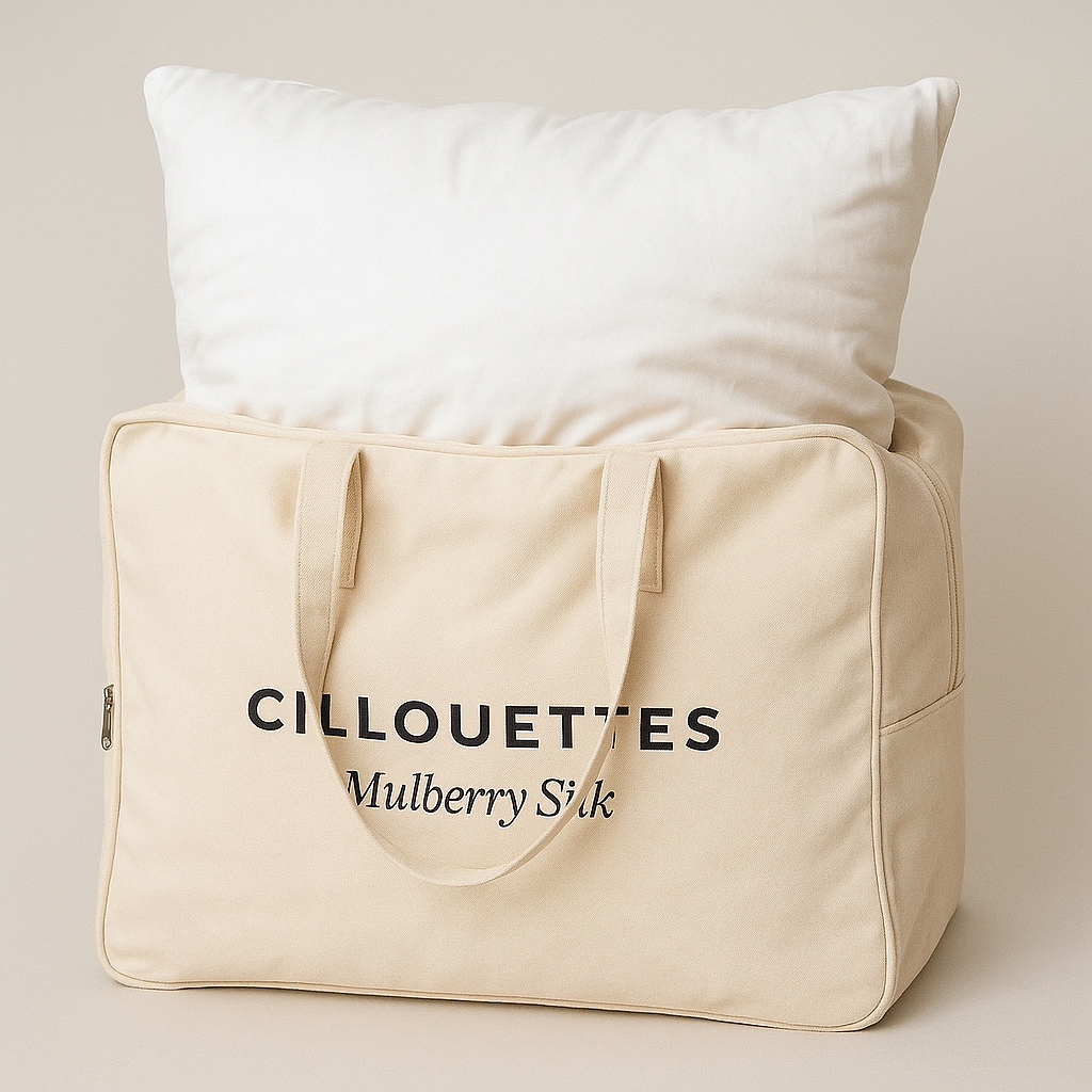 Silk pillow with mulberry silk - Silk pillow with silk filling