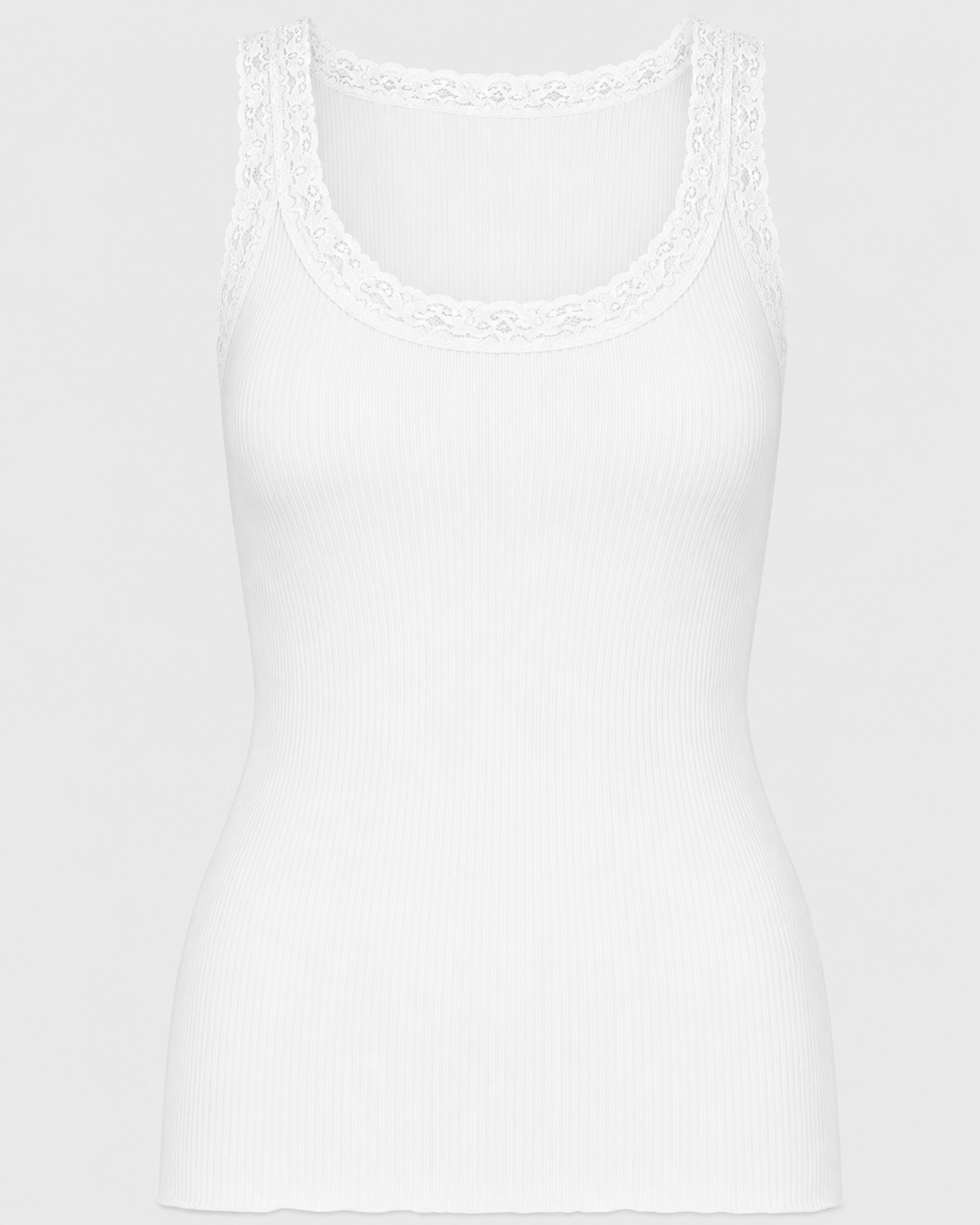 Silk Top with Lace