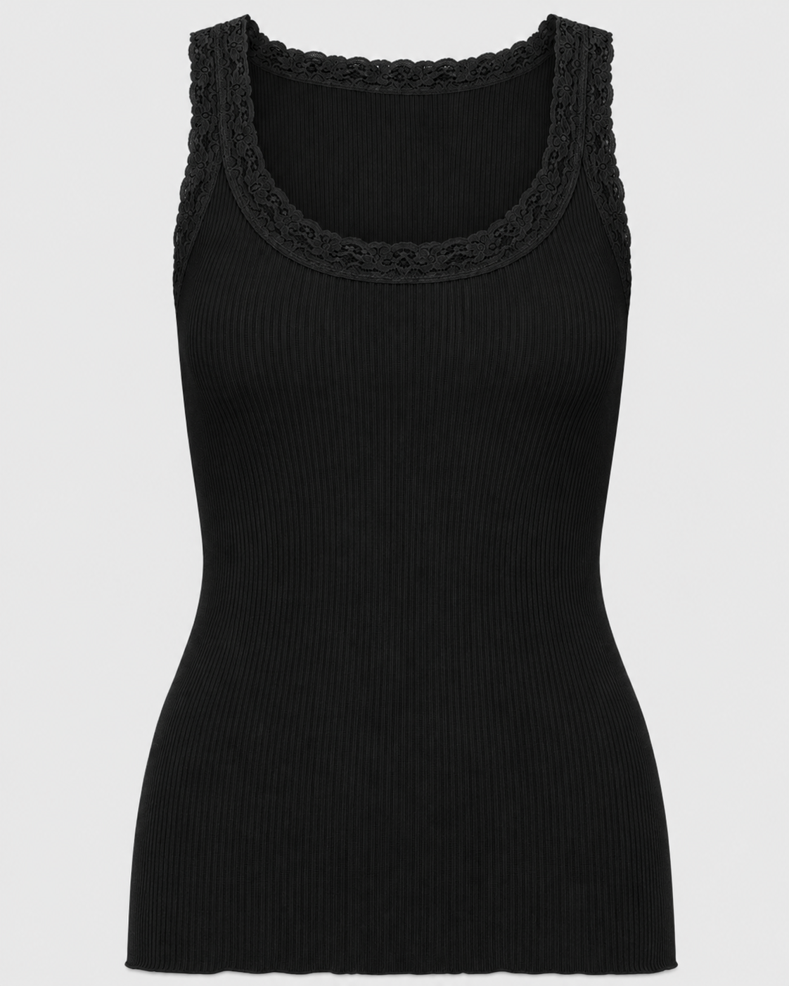 Silk Top with Lace