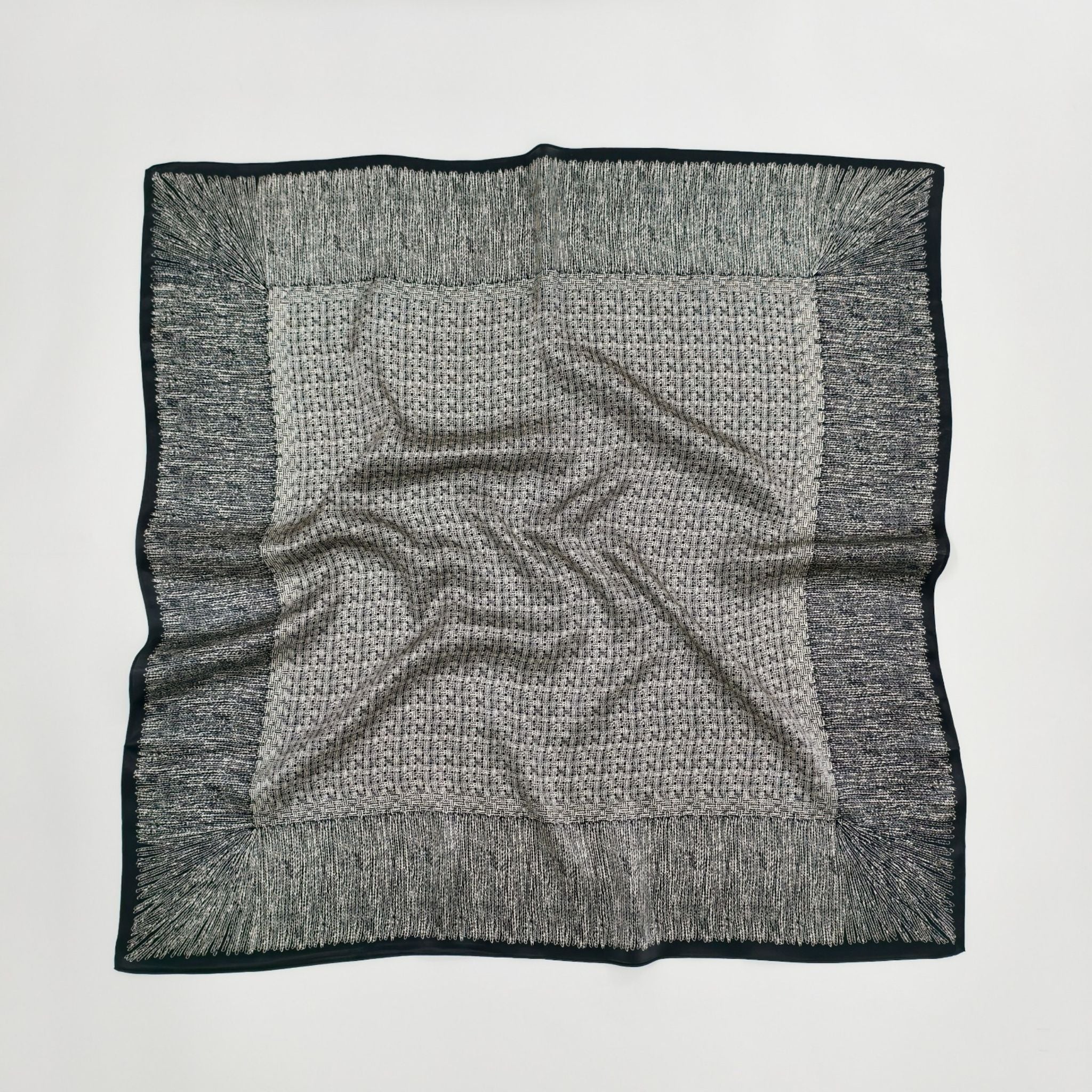 Silketørklæde | Grey mix 90x90