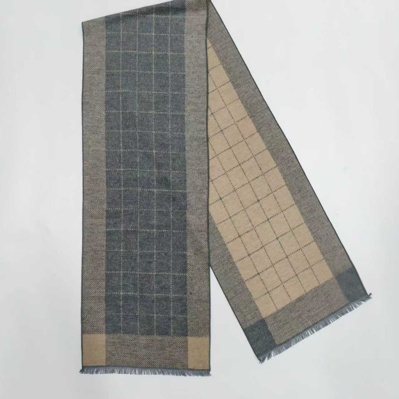 Brushed Silk Scarf – 100% Mulberry Silke | Nordic Check