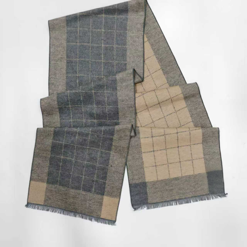 Brushed Silk Scarf – 100% Mulberry Silke | Nordic Check