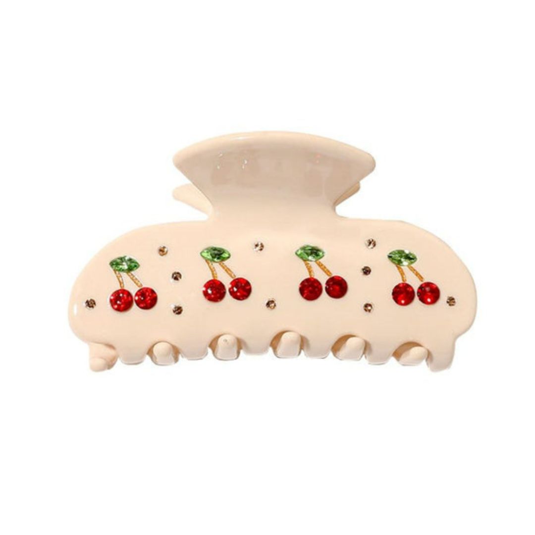 VIOLA HAIR CLIP - CHERRY