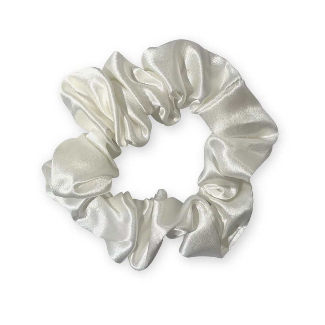 SILKE SCRUNCHIE ORIGINAL - HVID