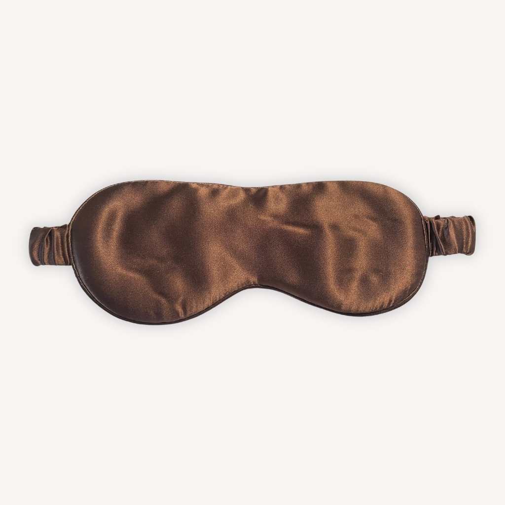 Silke sovemaske chocolate