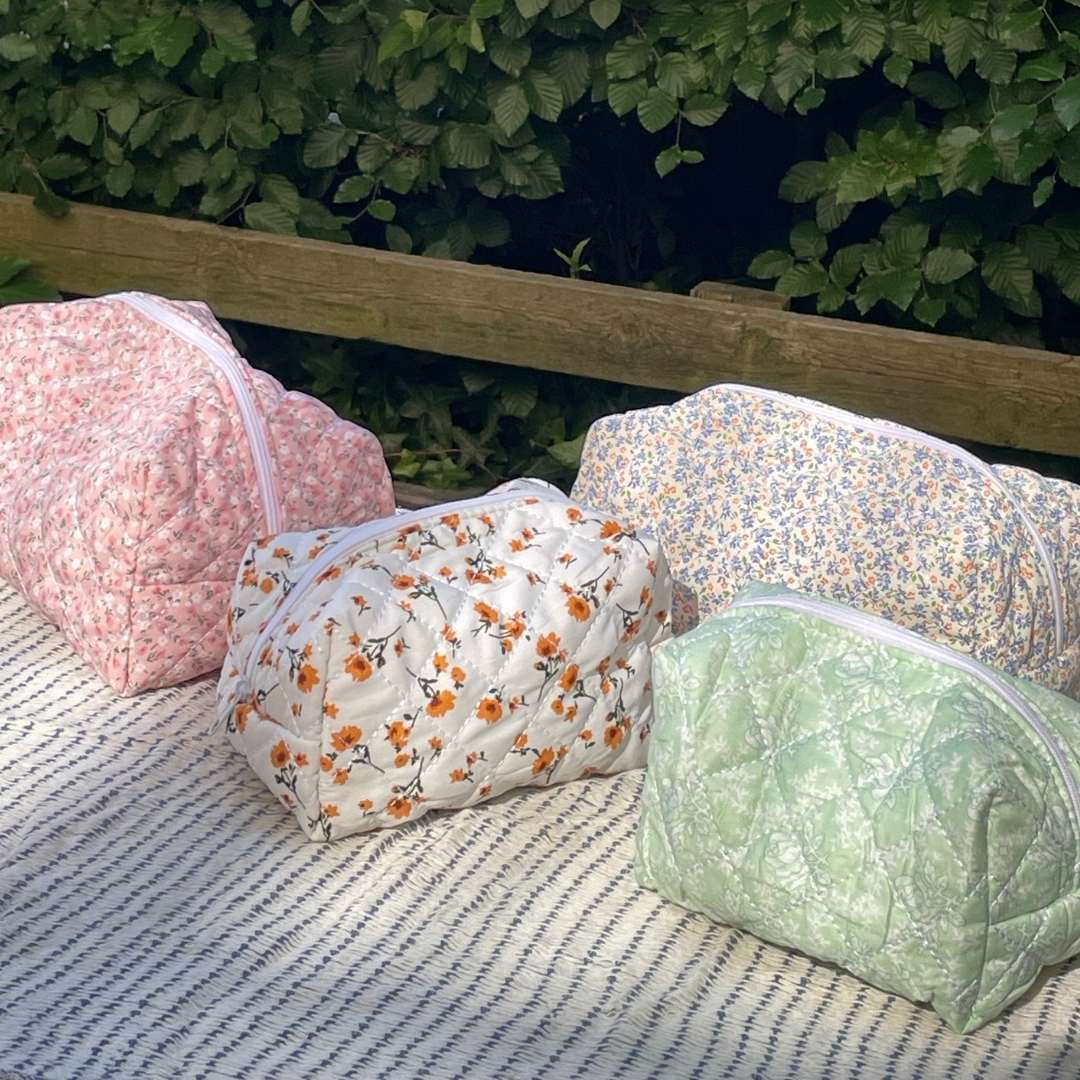 KOSMETIKTASKE KIT (Large + Small) - Vælg selv farven