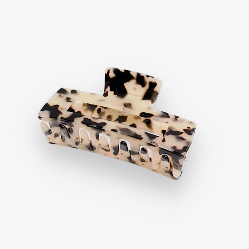NAOMI HAIR CLIP - BEIGE MIX (10 cm)