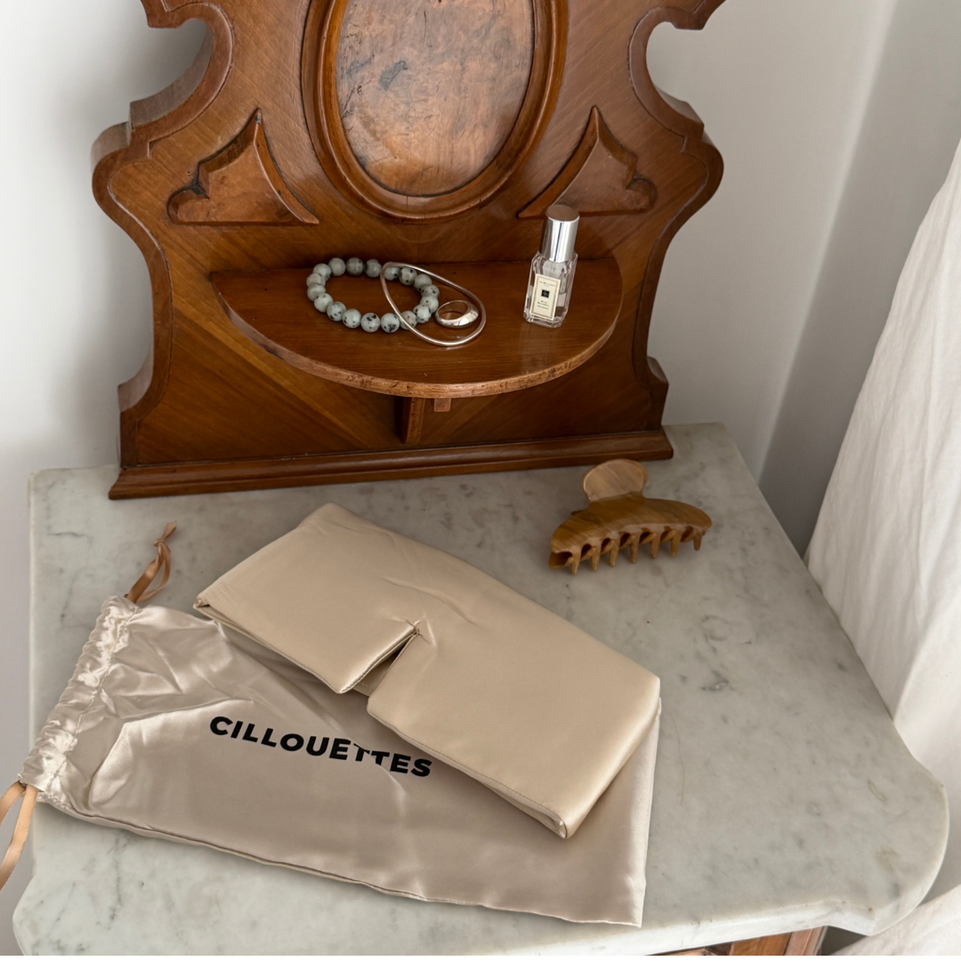 Gemütliche Seidenschlafmaske | Beige