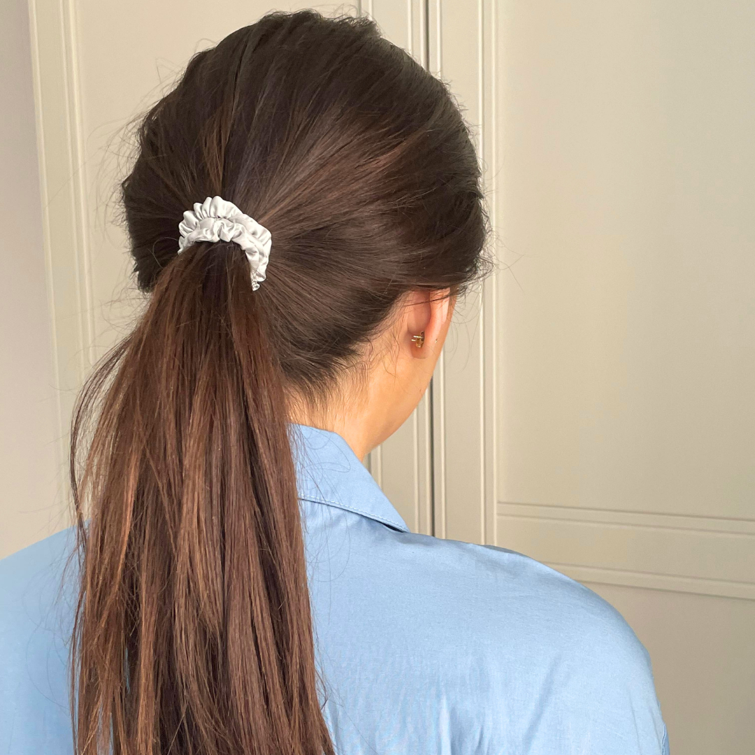 Silke Scrunchies Mini | 3-pak | Hvid