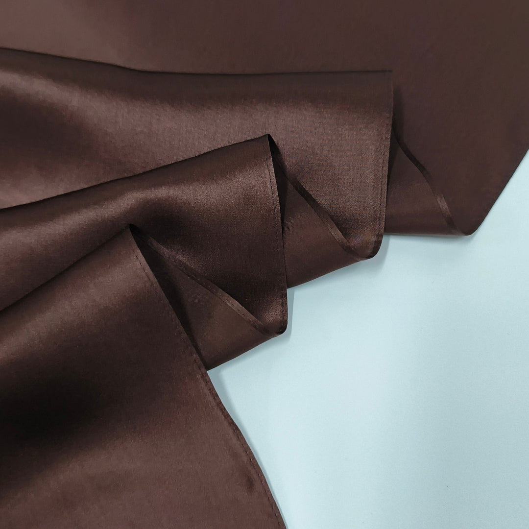 Signature Silketørklæde | Chocolate | 55x175 cm