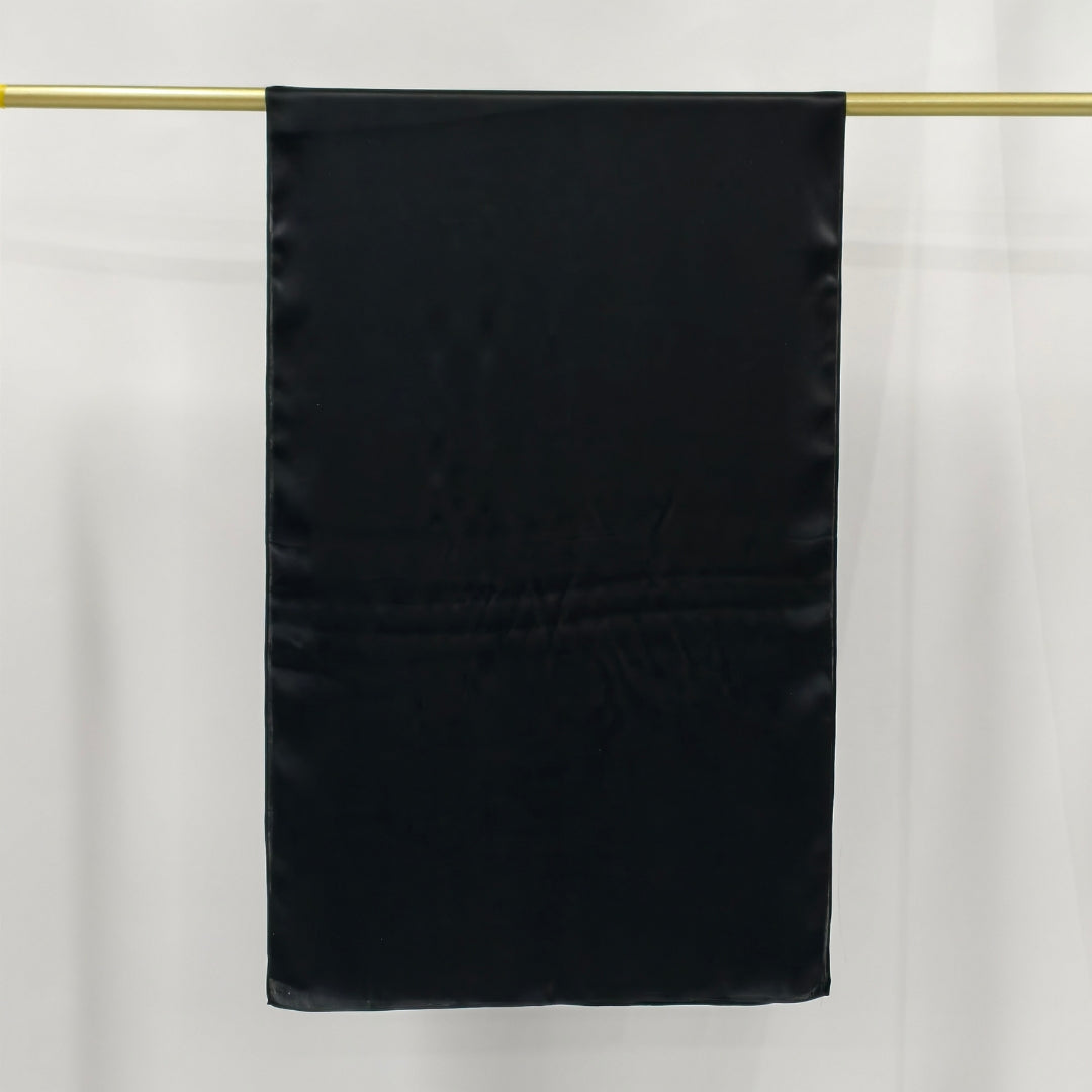 Signature Silketørklæde | Black | 55x175 cm