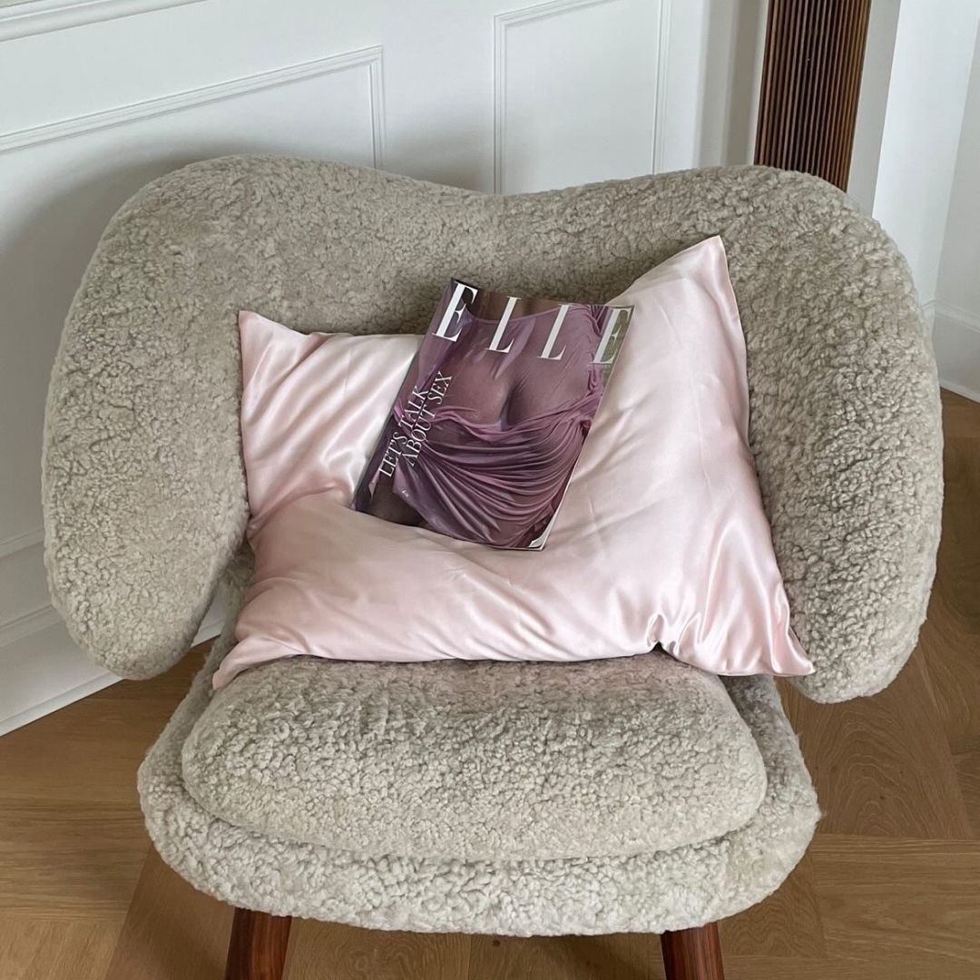 SILKE PUDEBETRÆK - BABY PINK