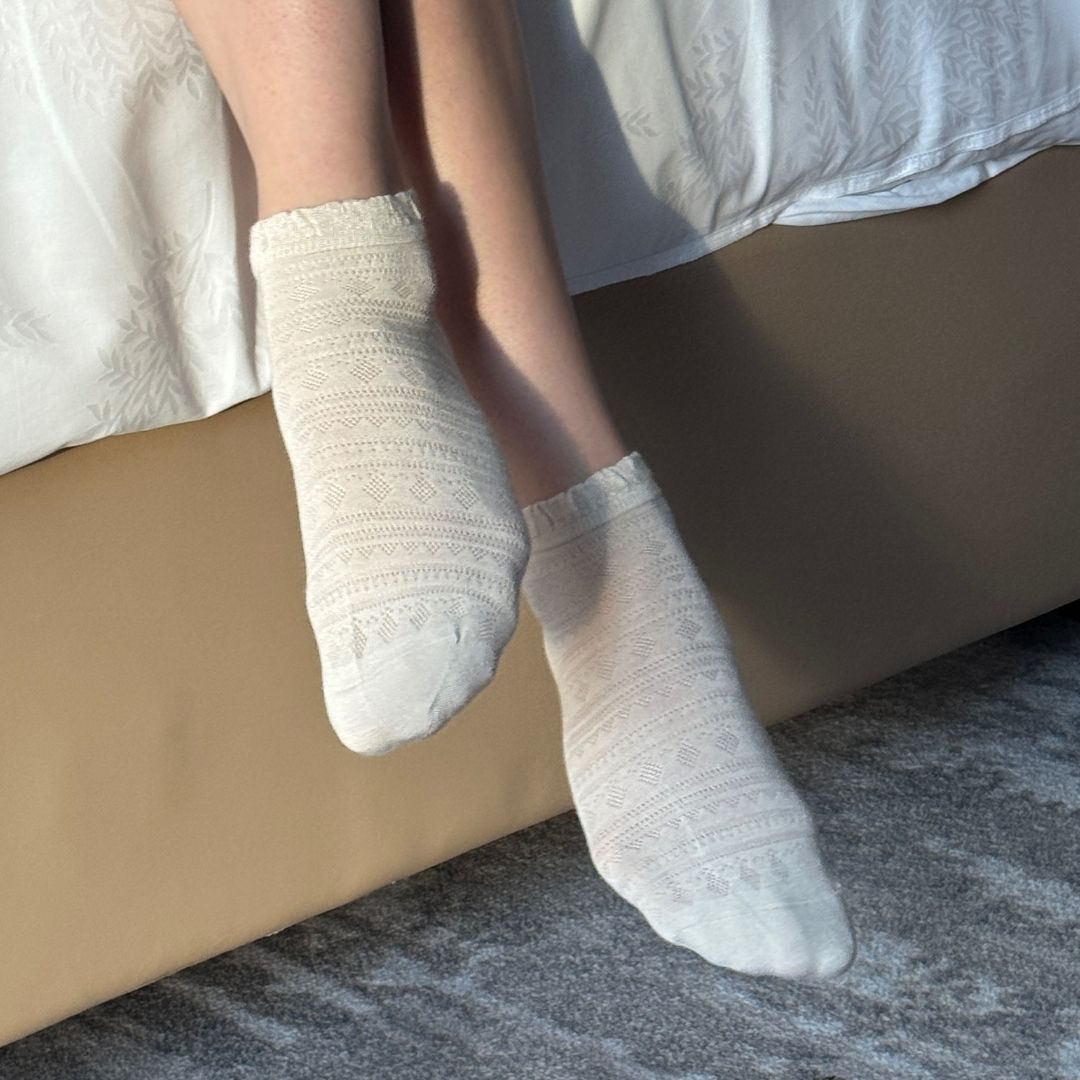 Mønstrede Silkestrømper 5-pak - Multifarvet