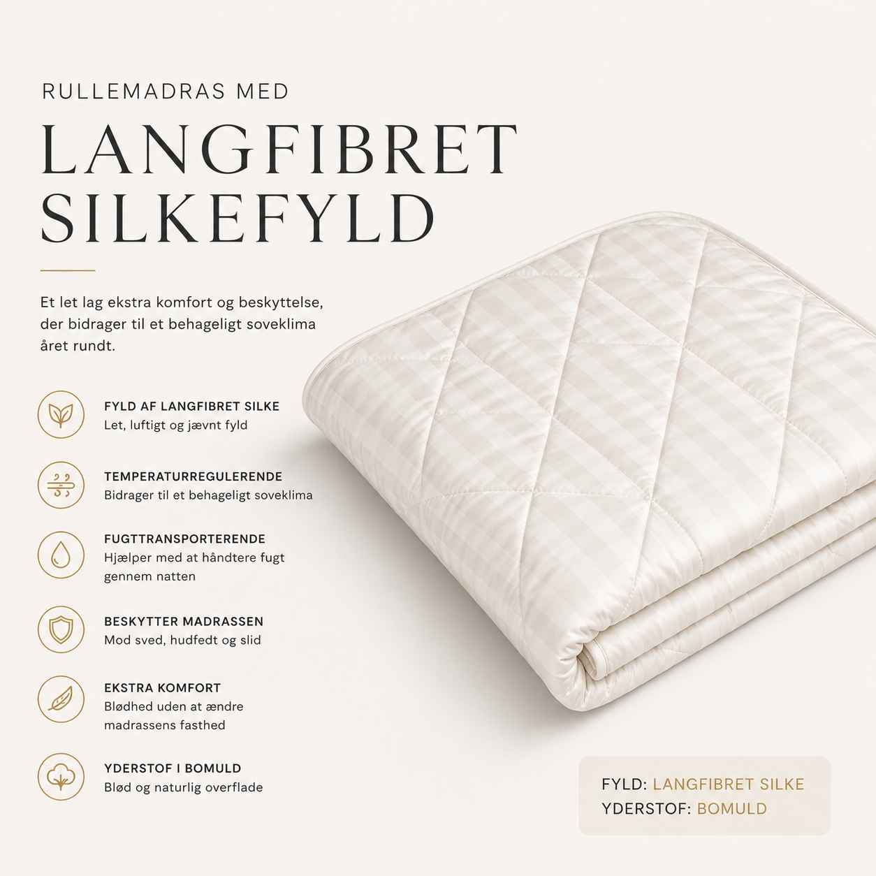 Premium Ganzjahresdecke | Maulbeerseidenfüllung