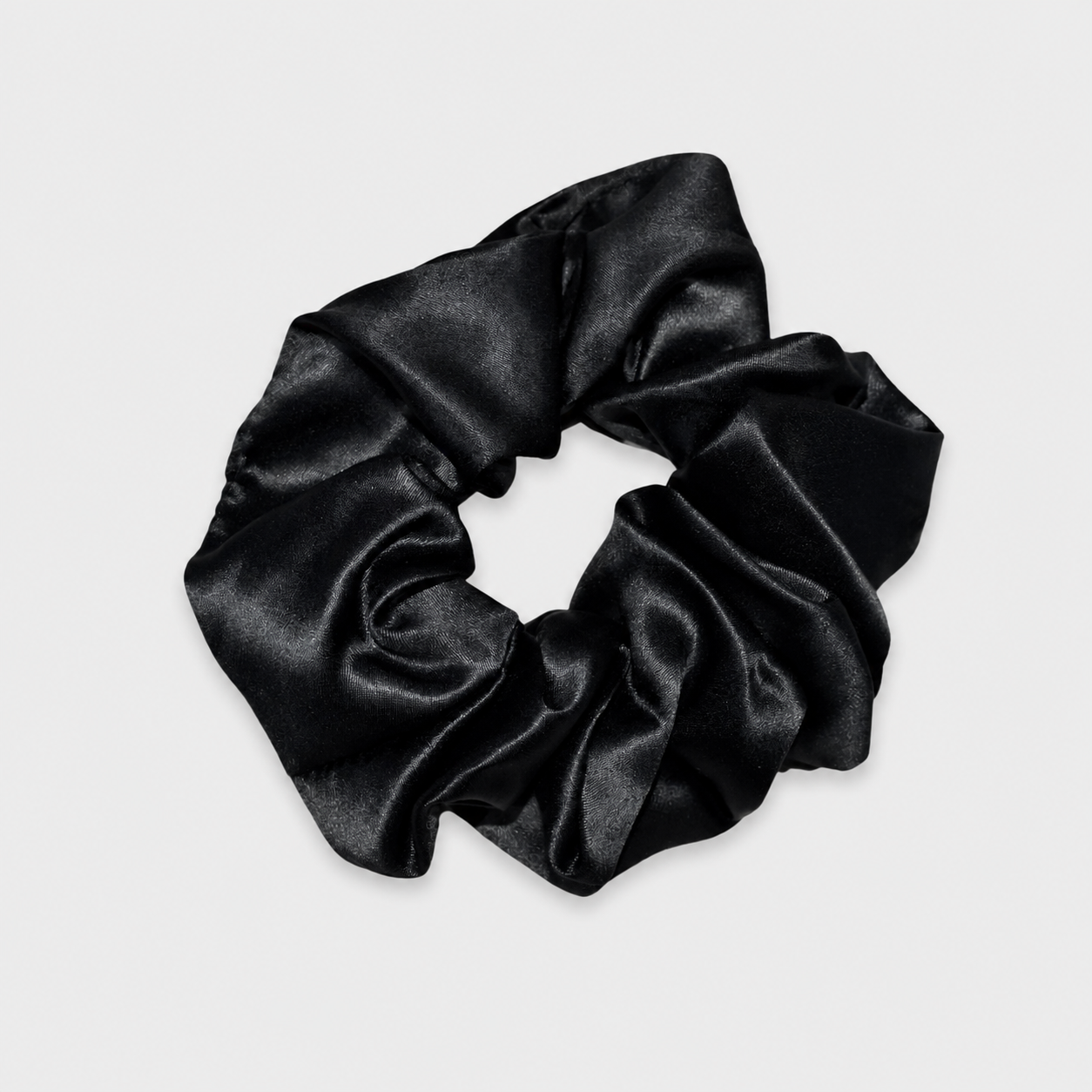 SILK SCRUNCHIE BIG - SCHWARZ