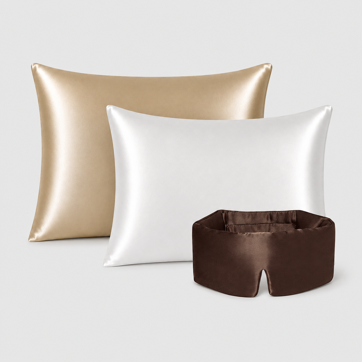 Silk Combo | 2x Pudebetræk & Cozy Sovemaske