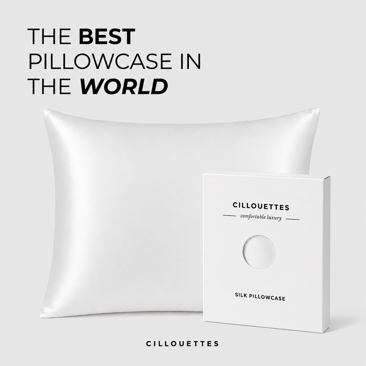 SILK Pillowcase | King Size (multiple colors)