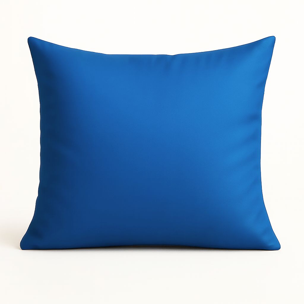 SILKE PUDEBETRÆK - SHINY BLUE