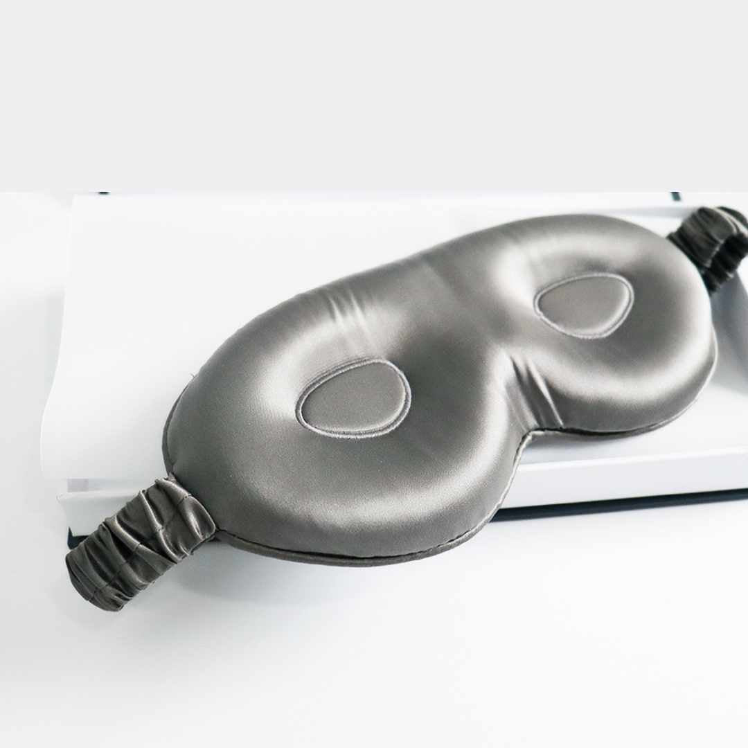 3D SILK SLEEP MASK | Black
