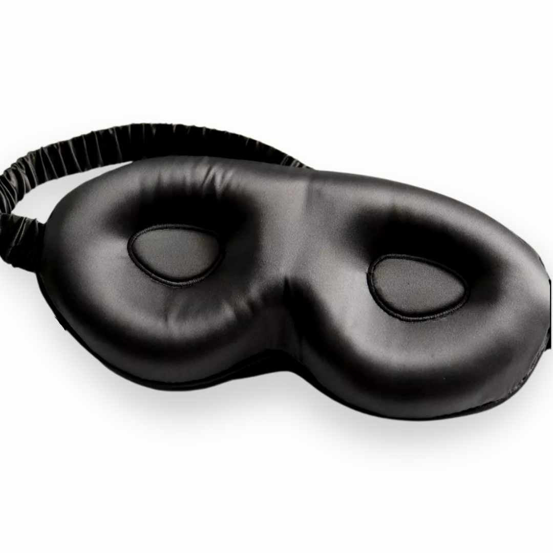 3D SILK SLEEP MASK | Black