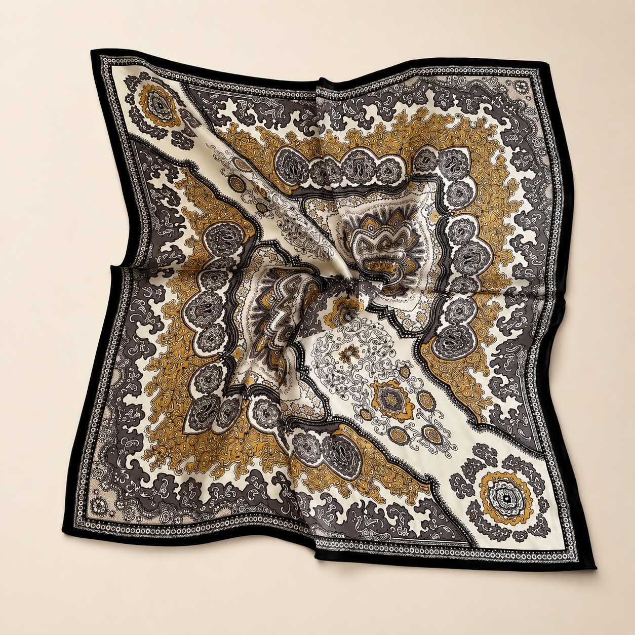 Silketørklæde | Bohemian Mix | 68 CM