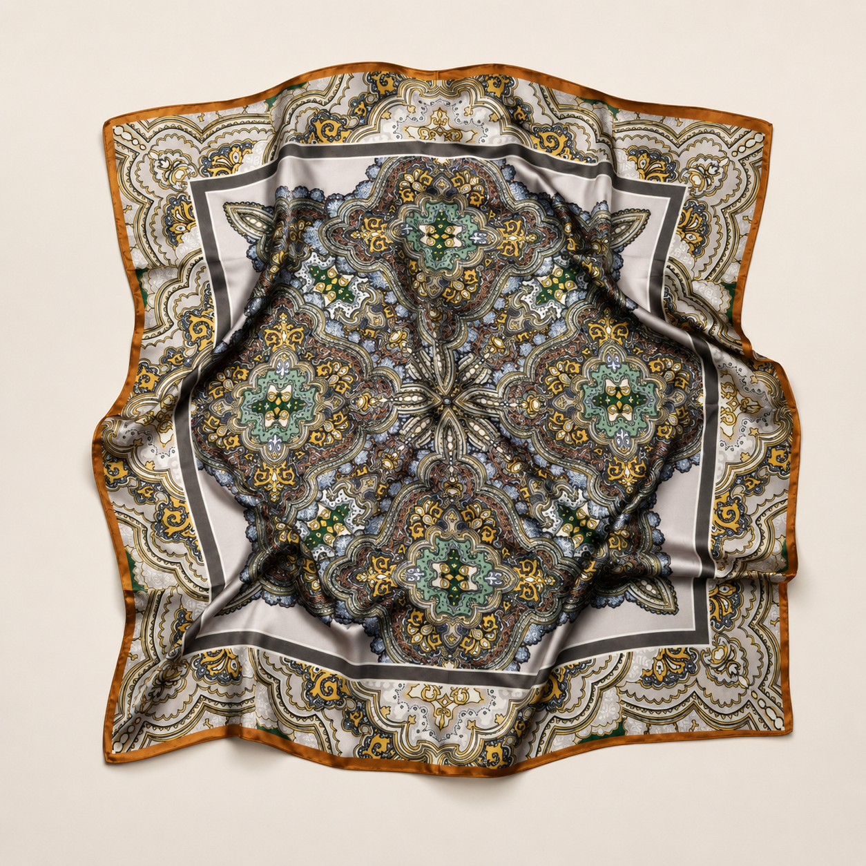 Silketørklæde | Tiara | 90 CM