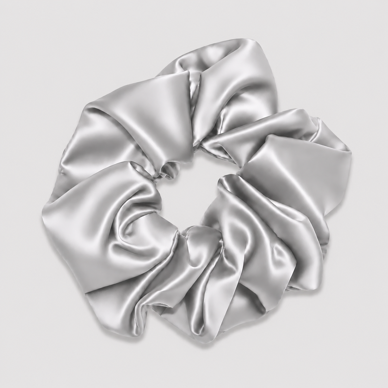 Silke Scrunchie Big | Silver