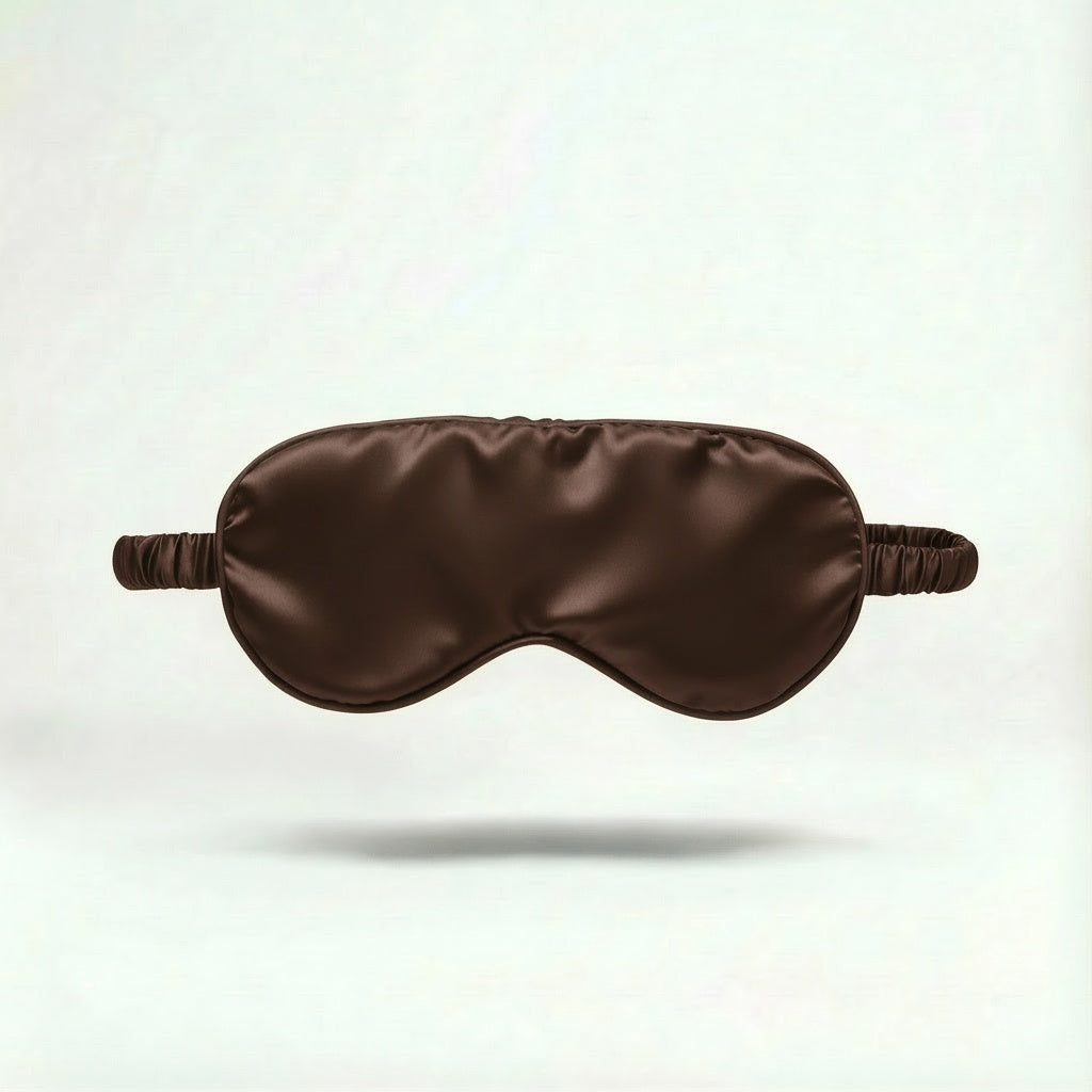 LUKSUS SILKE SOVEMASKE | CHOCOLATE