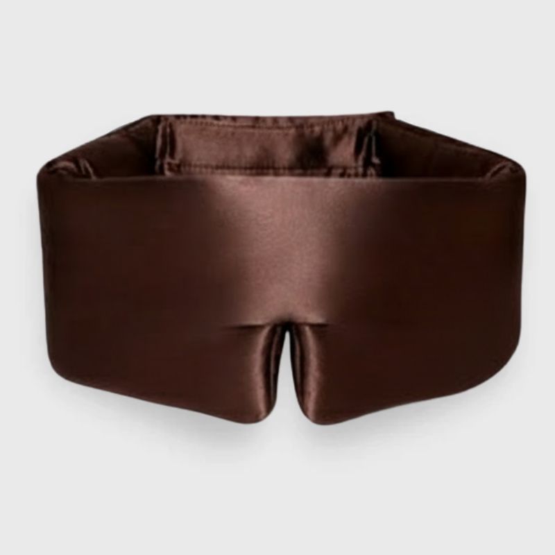 COZY FACE SILK SCHLAFMASKE | CHOCOLATE