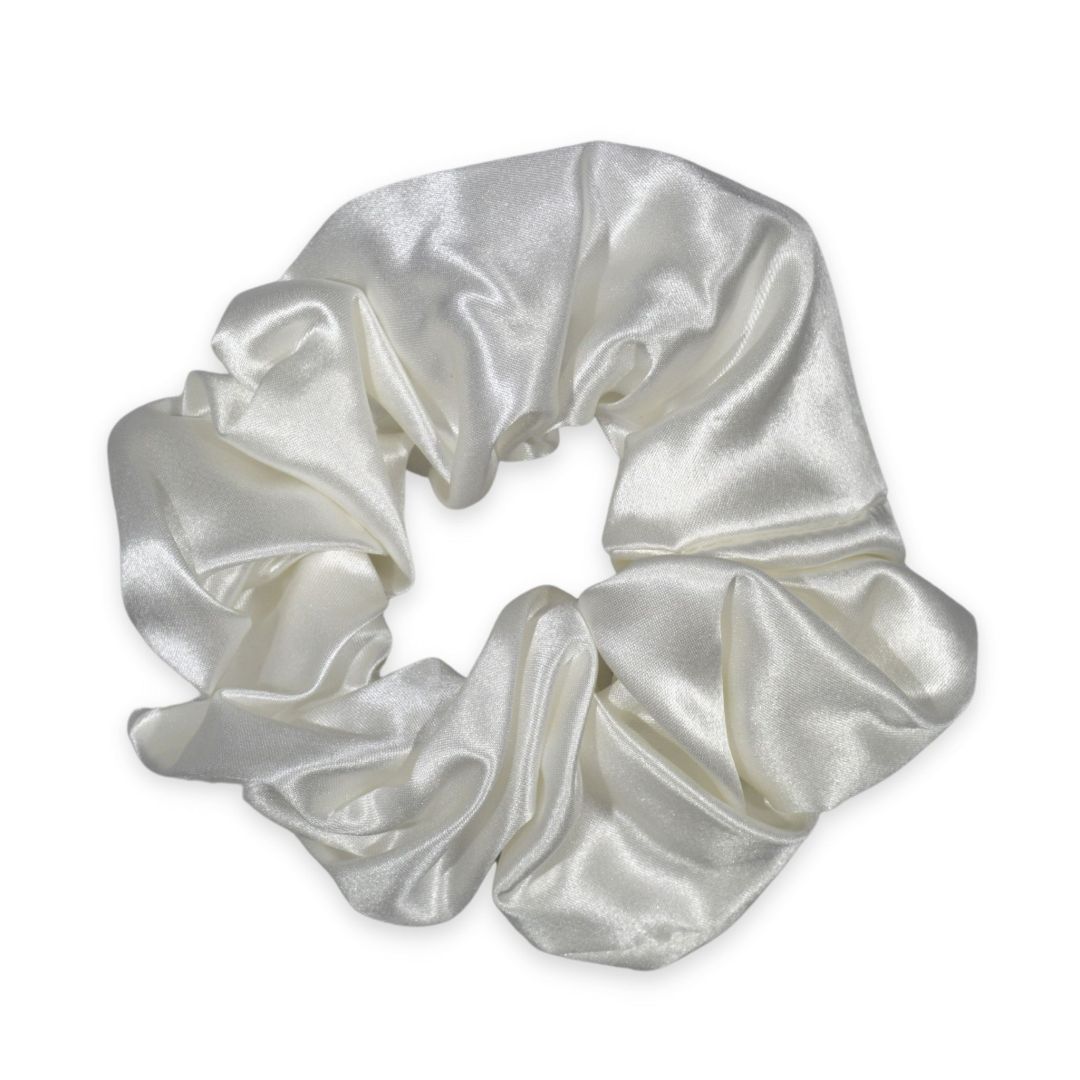 SILKE SCRUNCHIE BIG - HVID