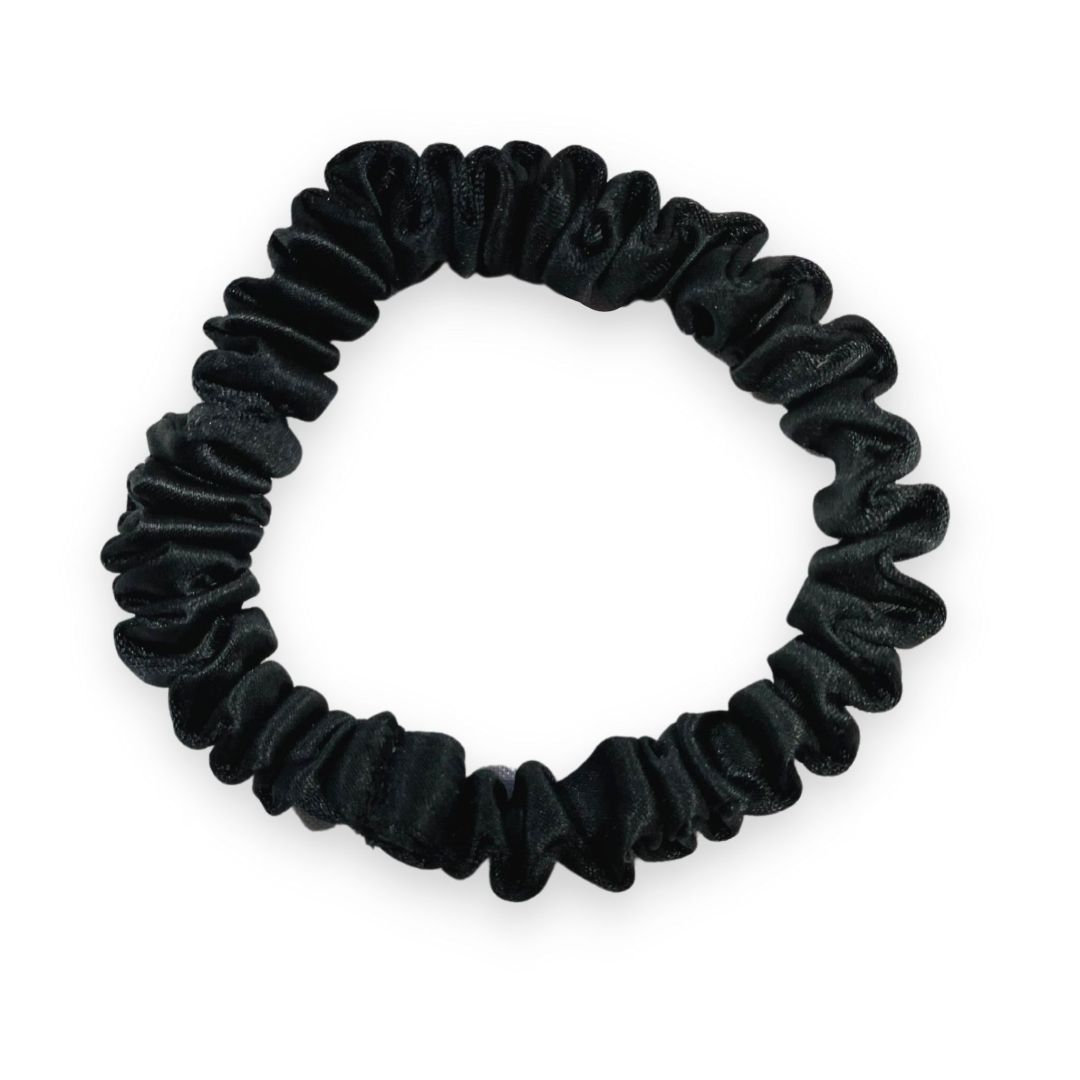 SILKE SCRUNCHIE MINI (3-pak) - SORT