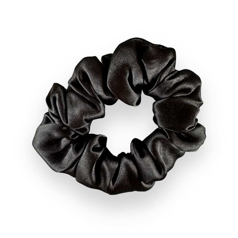 SILKE SCRUNCHIE ORIGINAL - MØRKEGRÅ