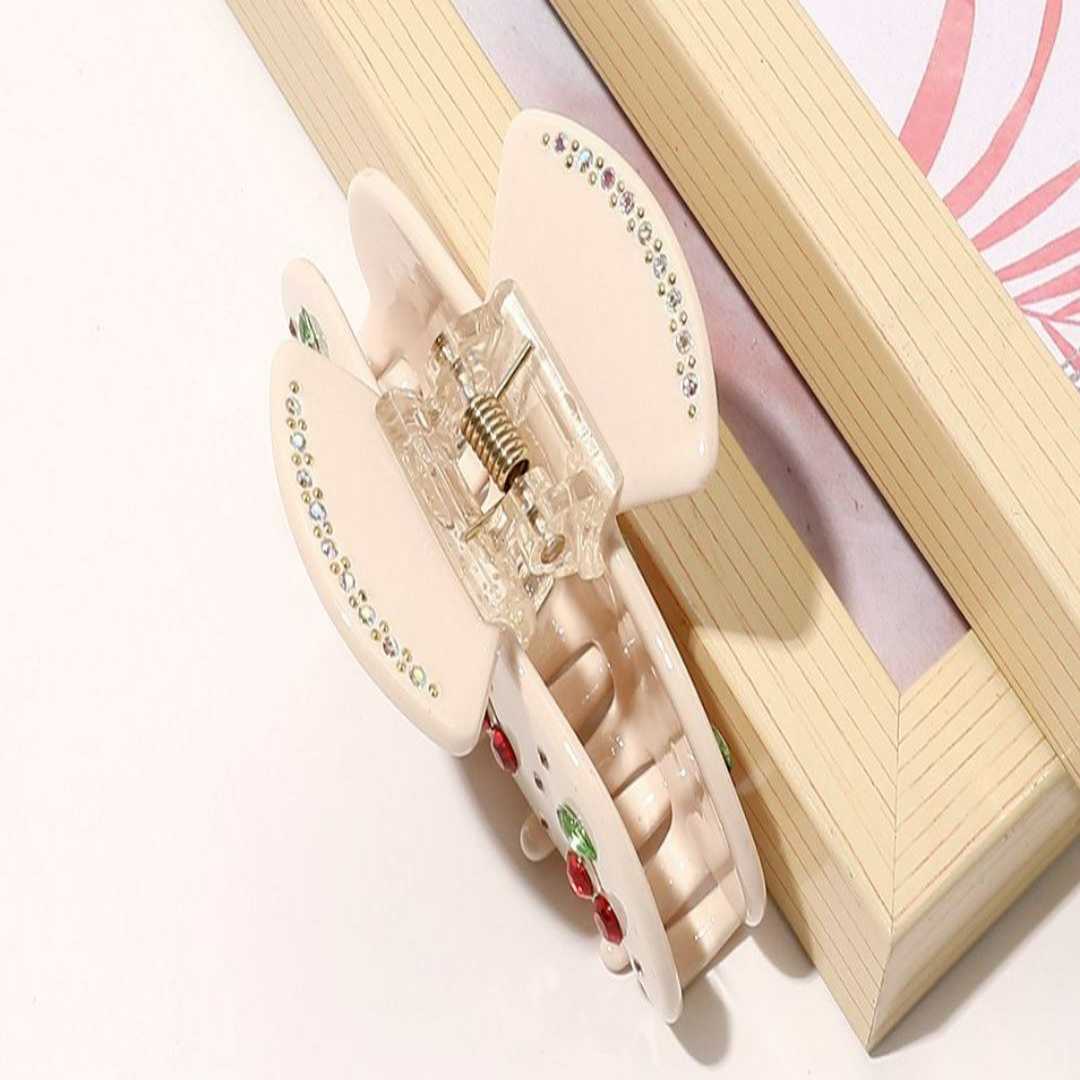 VIOLA HAIR CLIP - CHERRY